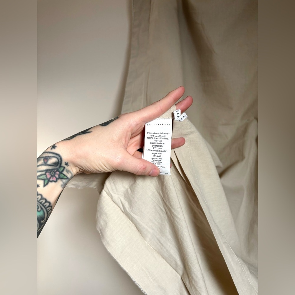 Pottery Barn flax waffle shams in the color “ecru”- linen & cotton blend - Picture 7 of 15